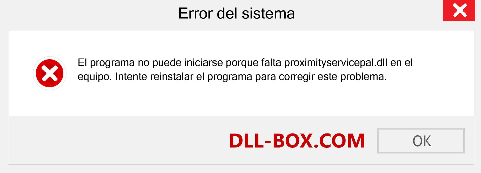 ¿Falta el archivo proximityservicepal.dll ?. Descargar para Windows 7, 8, 10 - Corregir proximityservicepal dll Missing Error en Windows, fotos, imágenes