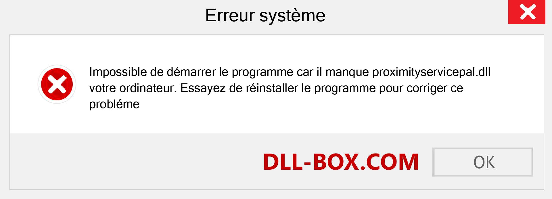 Le fichier proximityservicepal.dll est manquant ?. Télécharger pour Windows 7, 8, 10 - Correction de l'erreur manquante proximityservicepal dll sur Windows, photos, images